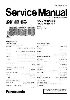 Сервисная инструкция Panasonic SA-VK91DGCS (SC-VK91) ― Manual-Shop.ru