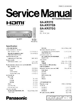 Сервисная инструкция Panasonic SA-XR57E  ― Manual-Shop.ru
