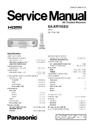 Сервисная инструкция Panasonic SA-XR700EG  ― Manual-Shop.ru