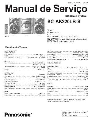 Сервисная инструкция Panasonic SC-AK220LB-S  ― Manual-Shop.ru