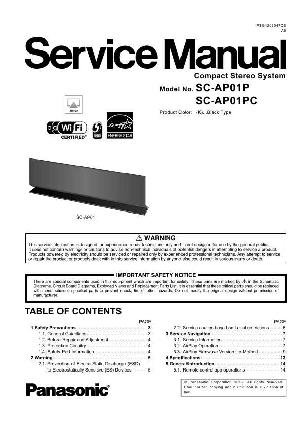 Сервисная инструкция Panasonic SC-AP01P, SC-AP01PC ― Manual-Shop.ru