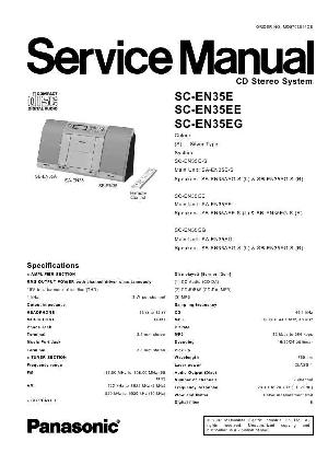 Сервисная инструкция Panasonic SC-EN35EE ― Manual-Shop.ru