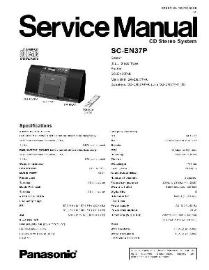Сервисная инструкция Panasonic SC-EN37P ― Manual-Shop.ru