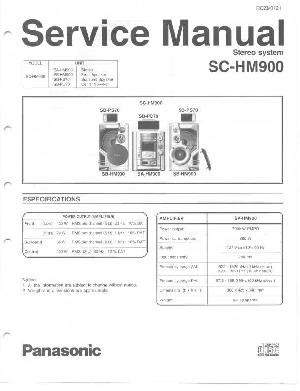 Сервисная инструкция Panasonic SC-HM900 ― Manual-Shop.ru