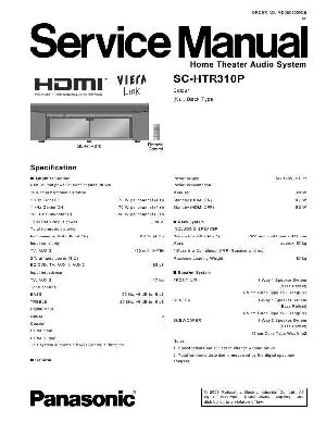 Сервисная инструкция Panasonic SC-HTR310P ― Manual-Shop.ru