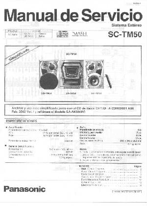 Сервисная инструкция Panasonic SC-TM50 ― Manual-Shop.ru