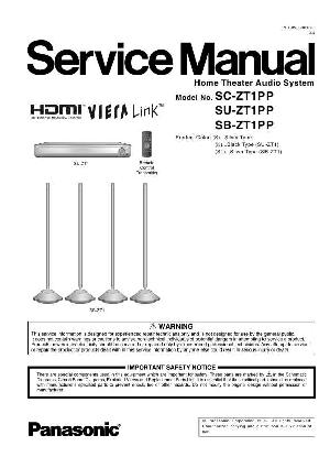 Сервисная инструкция Panasonic SC-ZT1PP ― Manual-Shop.ru