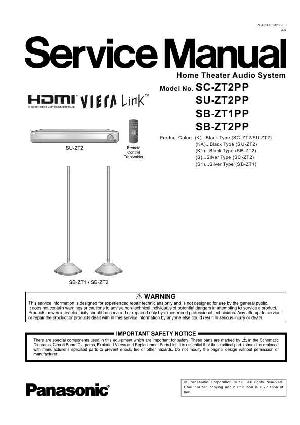 Сервисная инструкция Panasonic SC-ZT2, SU-ZT2PP ― Manual-Shop.ru