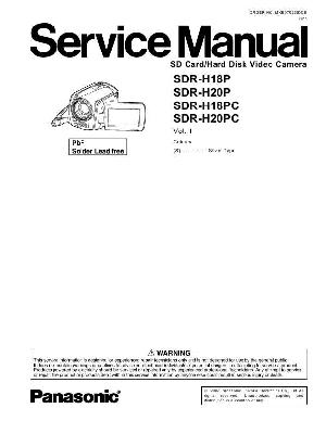 Сервисная инструкция Panasonic SDR-H18P, SDR-H20P, SDR-H18PC, SDR-H20PC ― Manual-Shop.ru