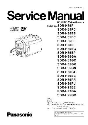 Сервисная инструкция Panasonic SDR-H85, SDR-H86, SDR-H95 ― Manual-Shop.ru