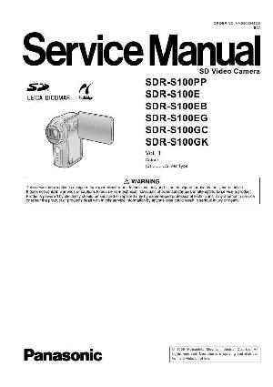 Сервисная инструкция Panasonic SDR-S100 ― Manual-Shop.ru