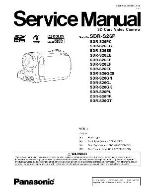 Сервисная инструкция Panasonic SDR-S26 ― Manual-Shop.ru