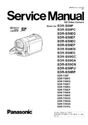 Сервисная инструкция Panasonic SDR-S50 SERIES 2010 ― Manual-Shop.ru