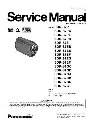 Сервисная инструкция Panasonic SDR-S7 ― Manual-Shop.ru