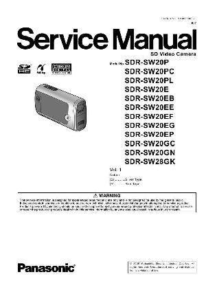 Сервисная инструкция Panasonic SDR-SW20 ― Manual-Shop.ru