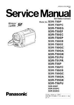 Сервисная инструкция Panasonic SDR-T50 SERIES 2010 ― Manual-Shop.ru