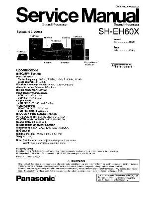 Сервисная инструкция Panasonic SH-EH60X ― Manual-Shop.ru