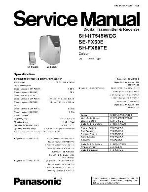 Сервисная инструкция Panasonic SH-HT545WEG, SE-FX60E, SH-FX80TE ― Manual-Shop.ru