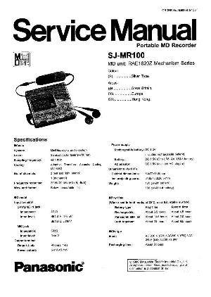 Сервисная инструкция Panasonic SJ-MR100 ― Manual-Shop.ru