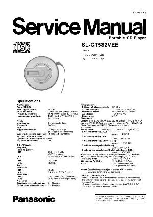 Сервисная инструкция Panasonic SL-CT582VEE ― Manual-Shop.ru