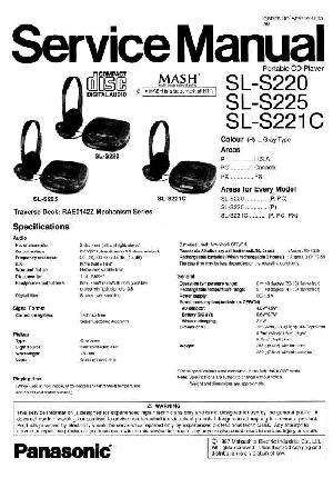 Сервисная инструкция Panasonic SL-S220, SL-S221C, SL-S225 ― Manual-Shop.ru