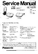 Сервисная инструкция Panasonic SL-S230