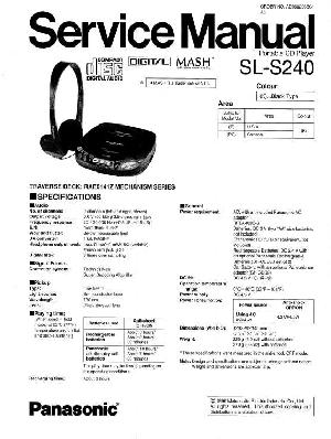 Сервисная инструкция Panasonic SL-S240 ― Manual-Shop.ru