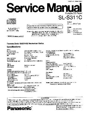 Сервисная инструкция Panasonic SL-S311C ― Manual-Shop.ru