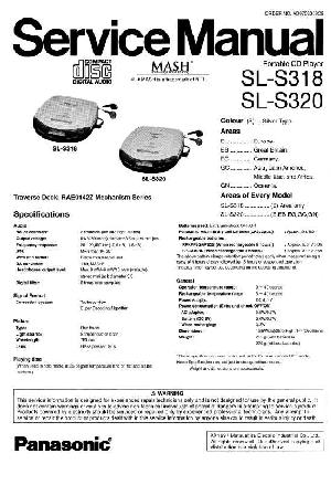 Сервисная инструкция Panasonic SL-S318, SL-S320 ― Manual-Shop.ru