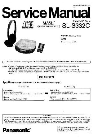 Сервисная инструкция Panasonic SL-S332C ― Manual-Shop.ru