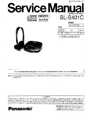 Сервисная инструкция Panasonic SL-S401C ― Manual-Shop.ru