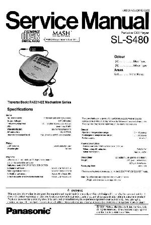 Сервисная инструкция Panasonic SL-S480 ― Manual-Shop.ru