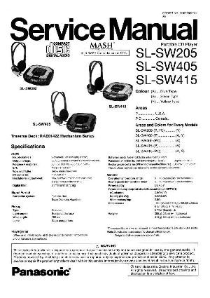 Сервисная инструкция Panasonic SL-SW205, SL-SW405, SL-SW415 ― Manual-Shop.ru