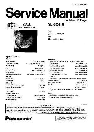 Сервисная инструкция Panasonic SL-SX410 ― Manual-Shop.ru