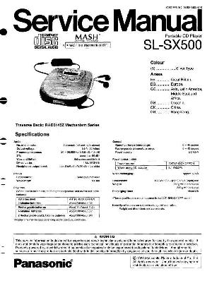 Сервисная инструкция Panasonic SL-SX500 ― Manual-Shop.ru