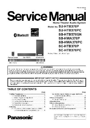 Сервисная инструкция Panasonic SU-HTB370P, PC ― Manual-Shop.ru