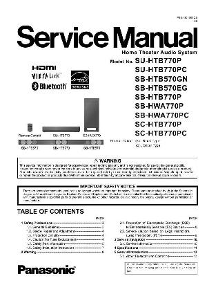 Сервисная инструкция Panasonic SU-HTB770P, PC ― Manual-Shop.ru