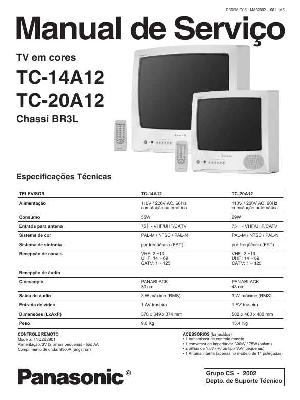 Сервисная инструкция Panasonic TC-14A12, TC-20A12, BR3L-Chassis ― Manual-Shop.ru