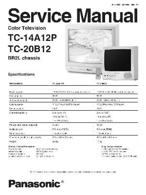 Сервисная инструкция Panasonic TC-14A12P, TC-20B12, BR2L-Chassis ― Manual-Shop.ru