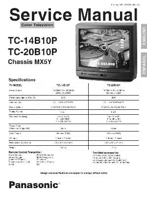 Сервисная инструкция Panasonic TC-14B10P, TC-20B10P, MX5Y-Chassis ― Manual-Shop.ru