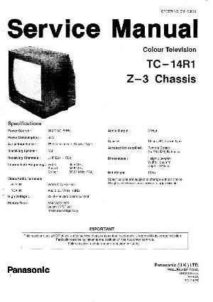 Сервисная инструкция Panasonic TC-14R1, Z-3-Chassis ― Manual-Shop.ru