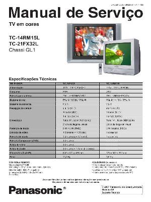 Сервисная инструкция Panasonic TC-14RM15L, TC-21FX32L, GL1-Chassis ― Manual-Shop.ru