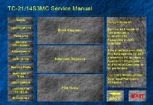 Сервисная инструкция Panasonic TC-14S3MC, TC-21S3MC ― Manual-Shop.ru