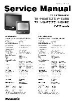 Сервисная инструкция Panasonic TC-14S4RC, TC-21S4RC, TX-14S4TC, 21S4TC