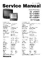 Сервисная инструкция Panasonic TC-14S4RF, TC-21S4RF, TX-14S4TF, TX-21S4TF, Z-7-Chassis