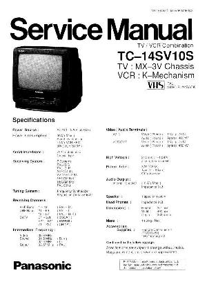 Сервисная инструкция Panasonic TC-14SV10S, MX-3V-Chassis ― Manual-Shop.ru