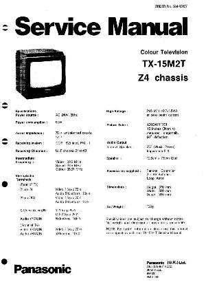 Сервисная инструкция Panasonic TC-15M2T, Z-4-Chassis ― Manual-Shop.ru