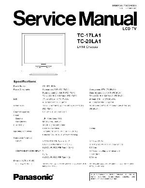 Сервисная инструкция Panasonic TC-17LA1, TC-20LA1 LH14 ― Manual-Shop.ru