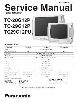 Сервисная инструкция Panasonic TC-20G12P, TC-29G12P, PU ― Manual-Shop.ru