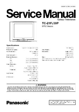 Сервисная инструкция Panasonic TC-21FJ30P, GP3-Chassis ― Manual-Shop.ru